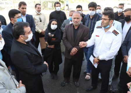 دیدار شهردار و رئیس شورای اسلامی شهر فردیس با آتش نشانان